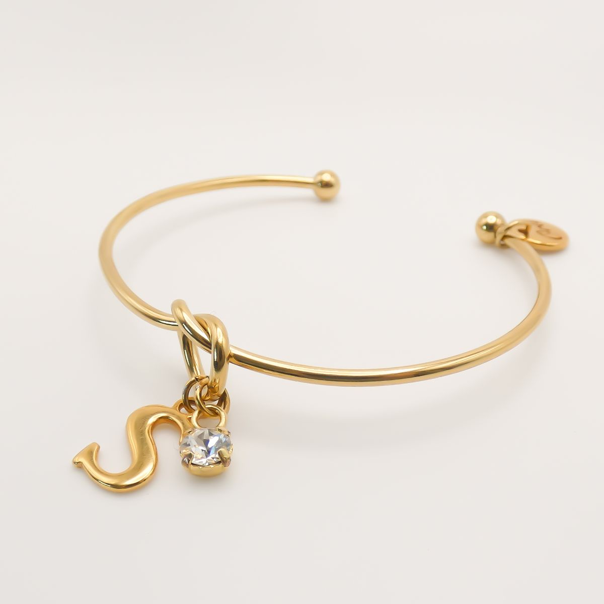 ChloBo Gold Iconic Initial Bracelet - Letter K