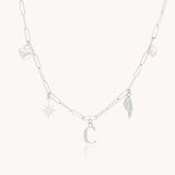 Charm Builder™ Paperclip Chain Necklace, Silver