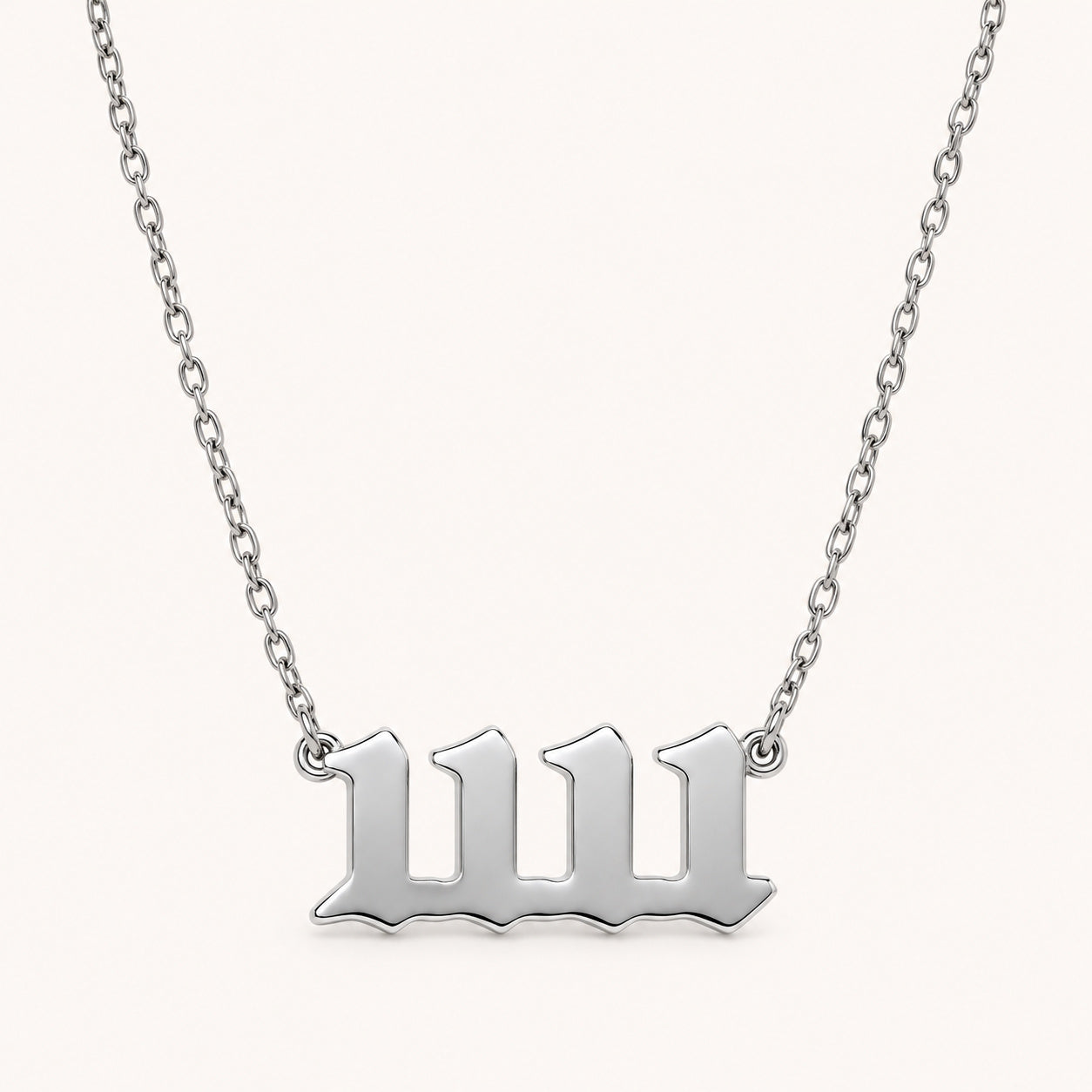 11:11 necklace in silver