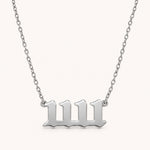 11:11 necklace in silver