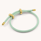 Capri Friendship Bracelet, Mint Green