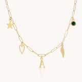 Charm Builder™ Paperclip Chain Necklace, Gold