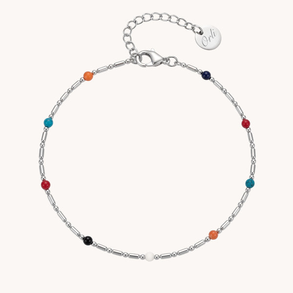 Santorini Anklet in Silver