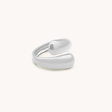 Sculpted Wrap Ring, Silver