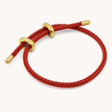 Capri Friendship Bracelet, Red