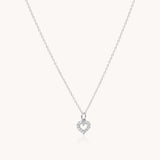 Sterling Silver Olivia Heart Necklace