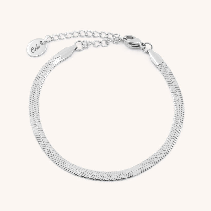 Dillion Snake Chain Bracelet, Silver