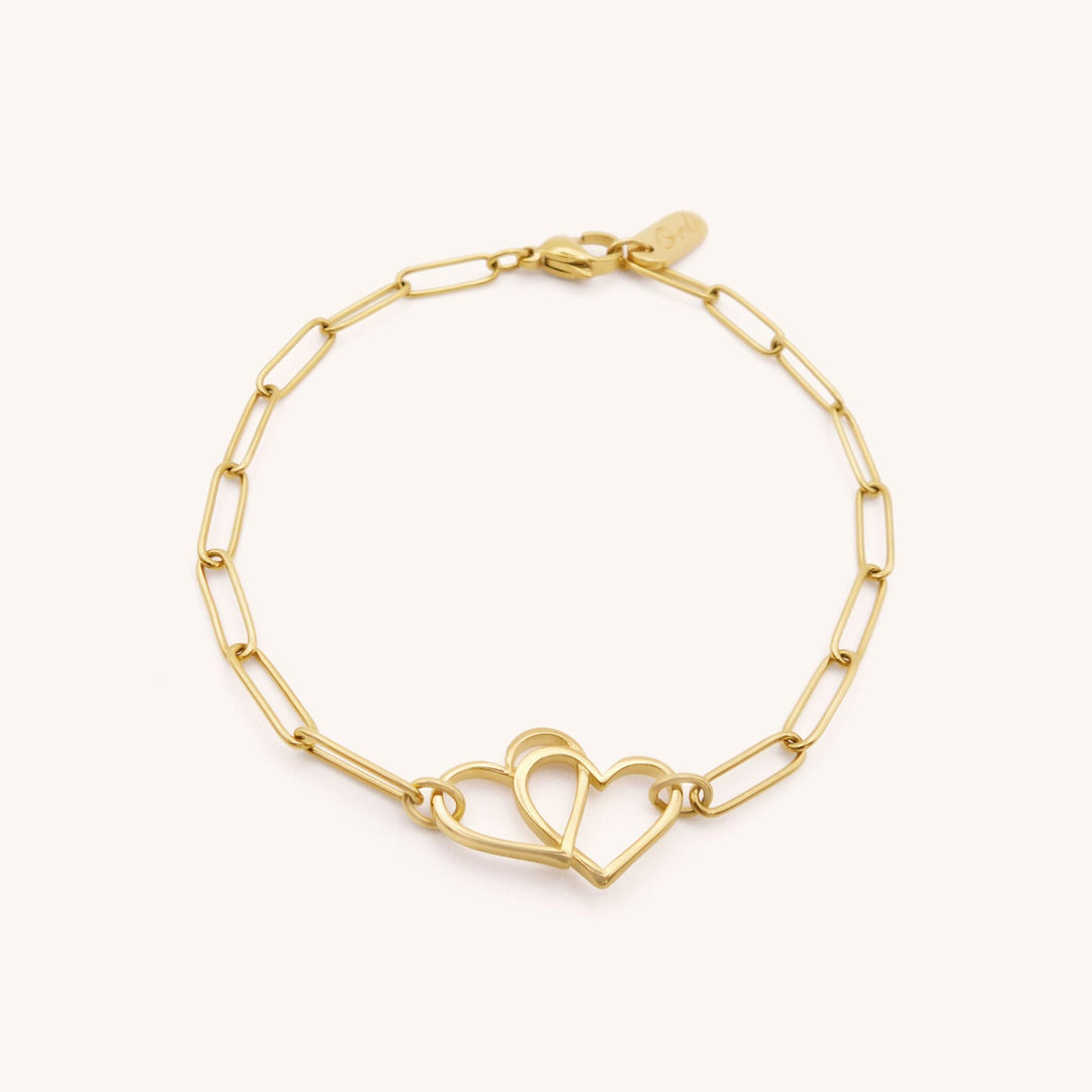 Eternal Heart Paperclip Bracelet