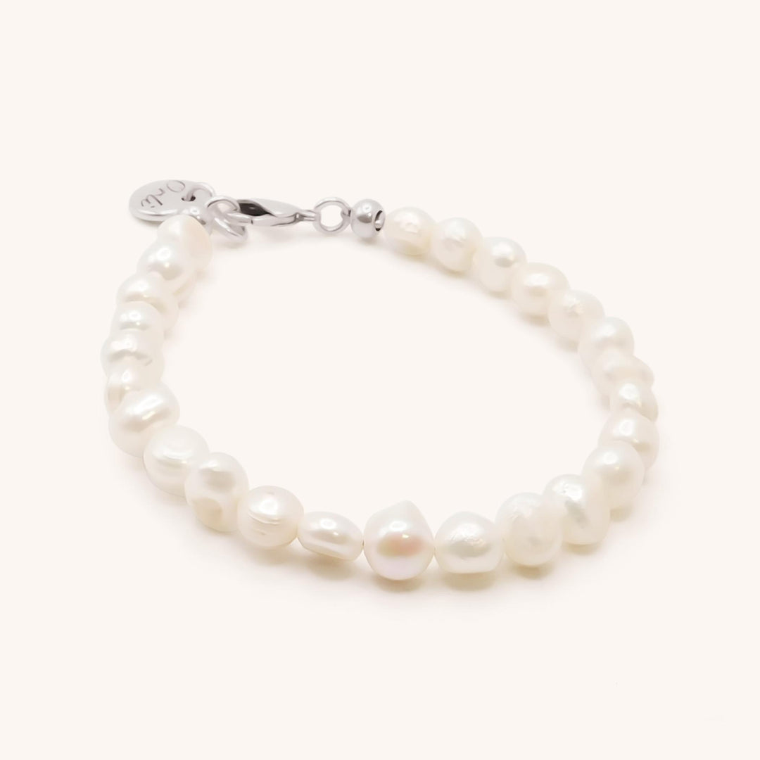 Seed Pearl Bracelet, Silver