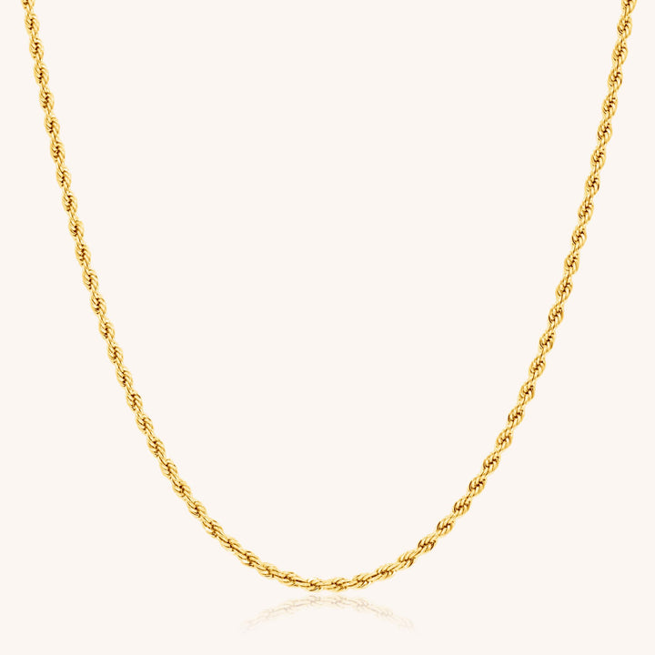 Romy Rope Chain Necklace, Gold