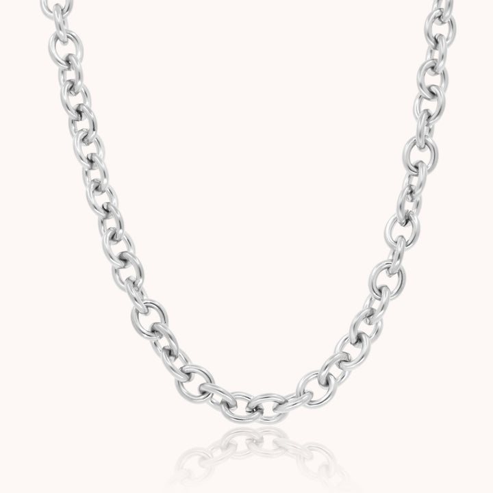 Chunky Oval Chain Necklace