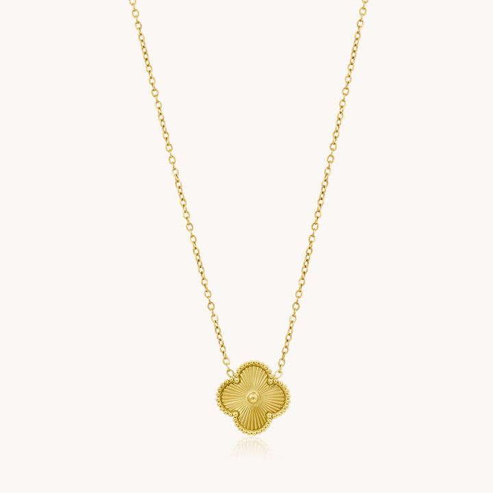 Clover Necklace, Gold