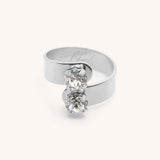 Twin Birthstone Ring