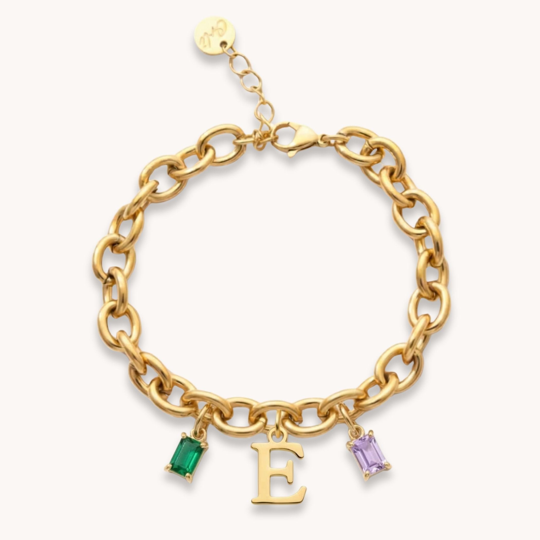 Charm Builder™ Chunky Oval Chain Bracelet, Gold