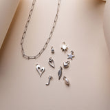 Charm Builder™ Paperclip Chain Necklace, Silver