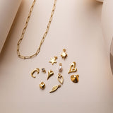 Charm Builder™ Paperclip Chain Necklace, Gold