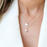 Sterling Silver Mia Heart Necklace