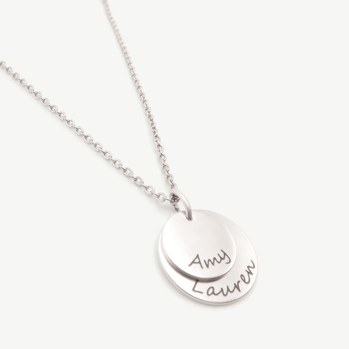 Rosie Personalised Double Disc Necklace