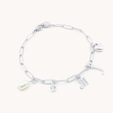 Charm Builder™ Paperclip Chain Bracelet, Silver