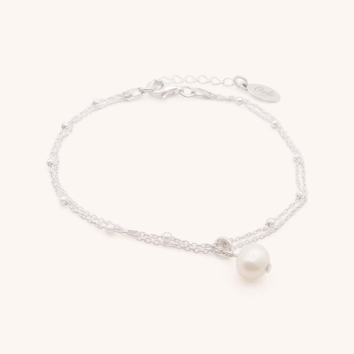 Sterling Silver Ally Bracelet With Pearl