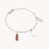 Charm Builder™ Paperclip Chain Bracelet, Silver