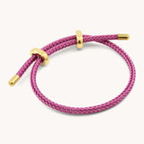 Capri Friendship Bracelet,  Berry Pink