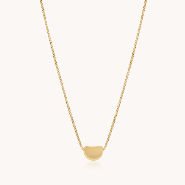 Amara Pebble Necklace, Gold