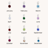 Sterling Silver Personalised Birthstone Paperclip Chain Bracelet