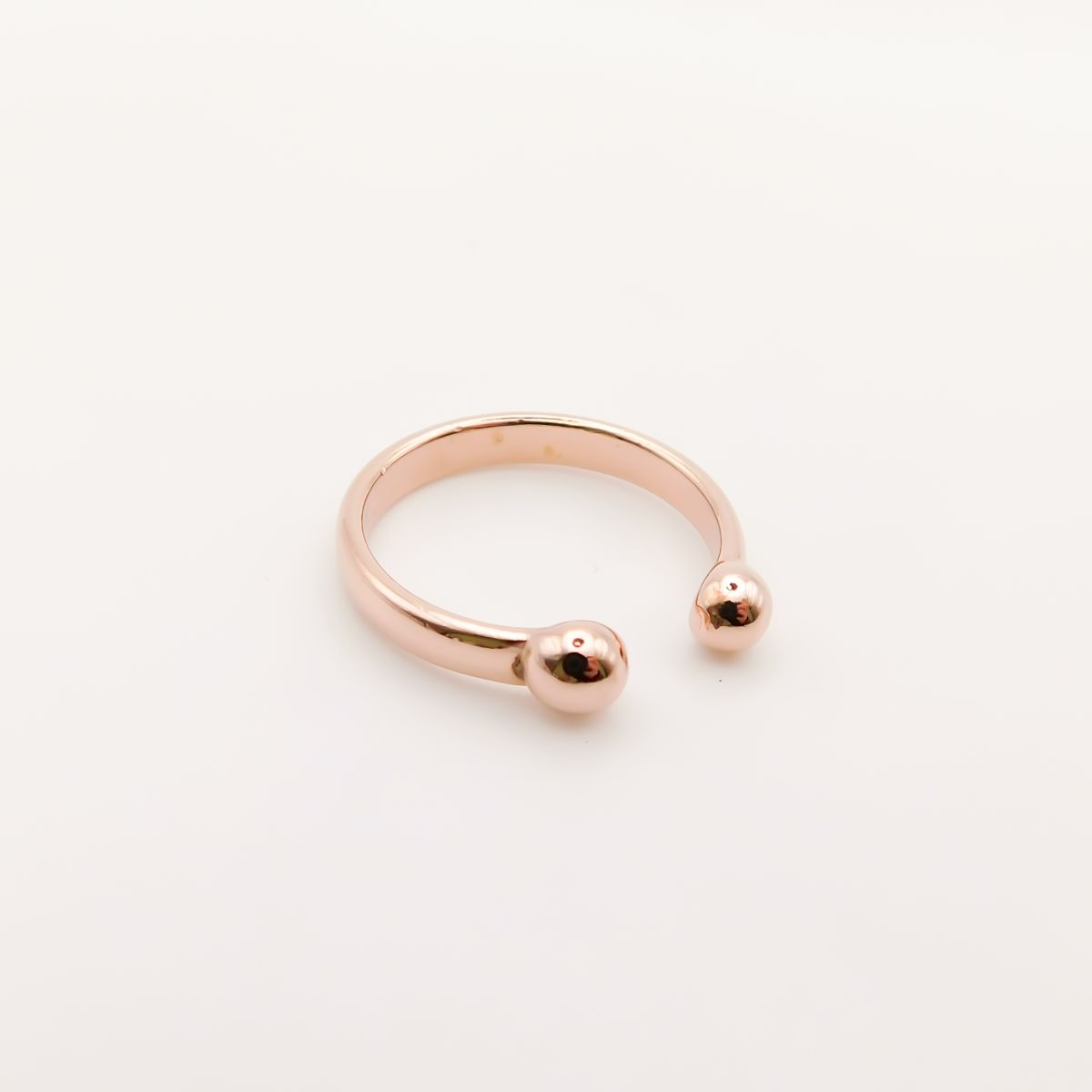 Rose gold deals ball ring