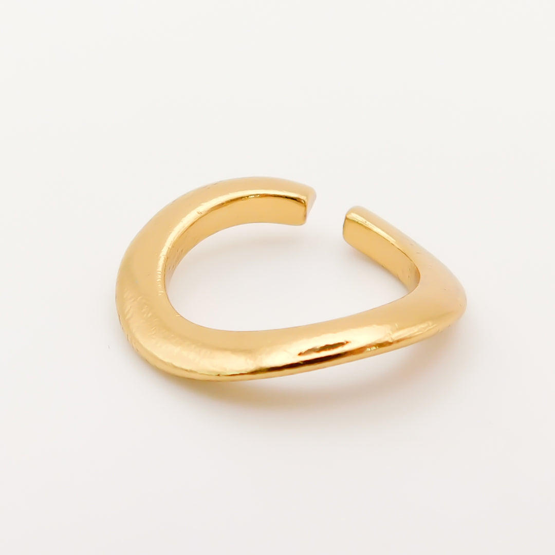 Wave Adjustable Ring, Gold