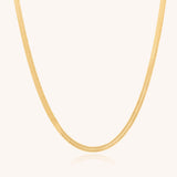 Dillion Snake Chain Necklace, Gold