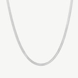 Dillion Snake Chain Necklace, Silver