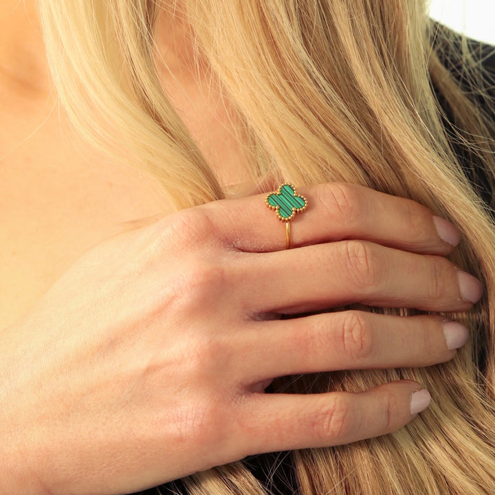 Green Clover Ring