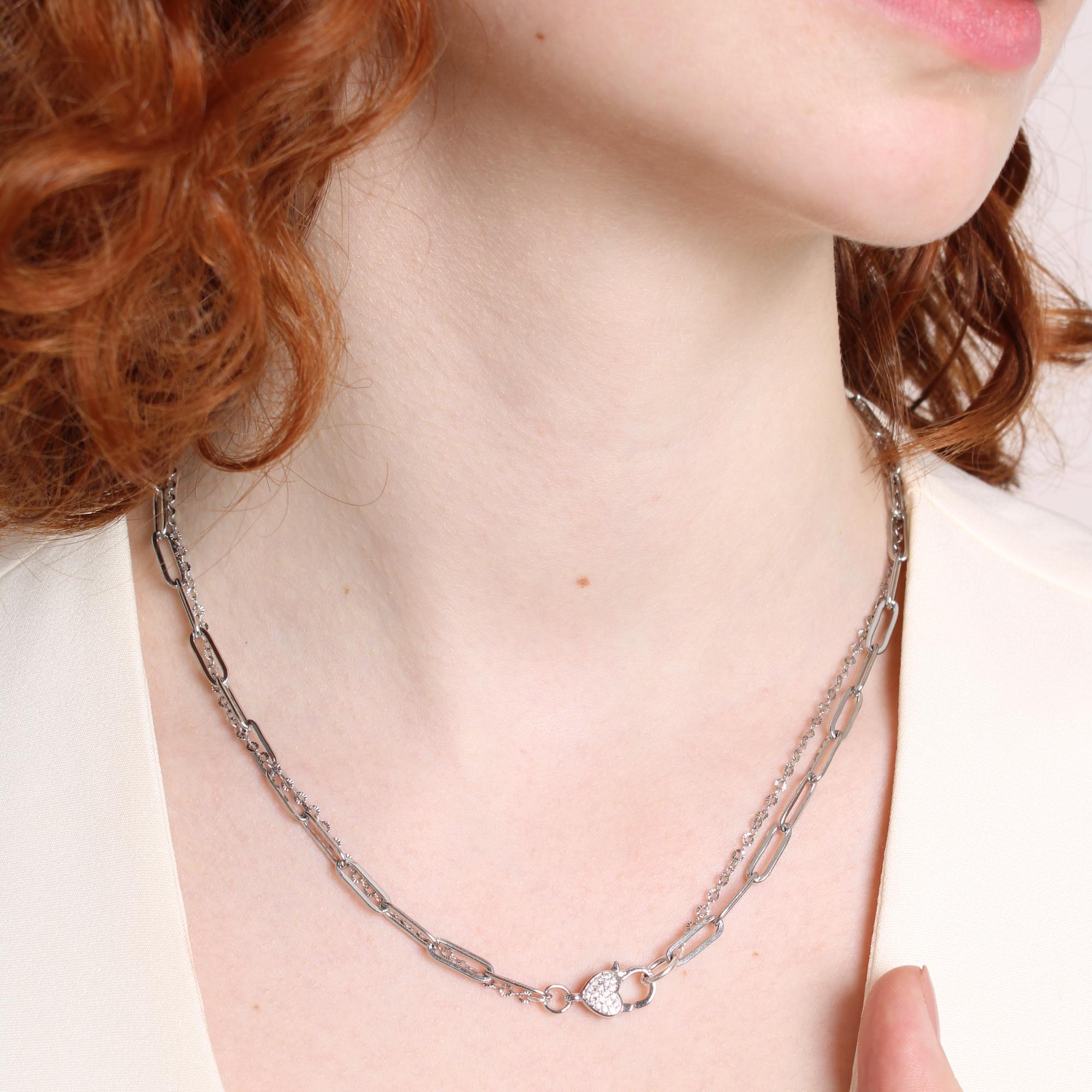 Love hot sale lock necklace