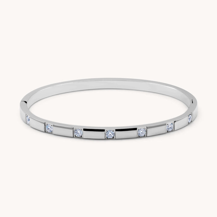 Kirstie Square Crystal Bangle