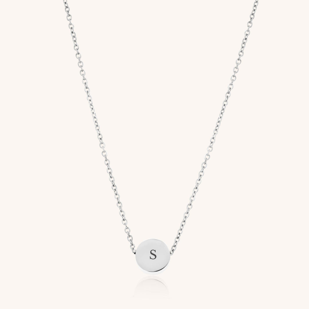 Luna Personalised Fine Necklace, Silver