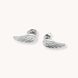 Mini Angel Wing Stud Earrings