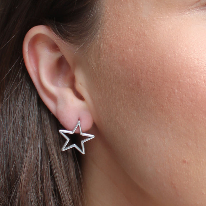 Novie Star Studs, Silver