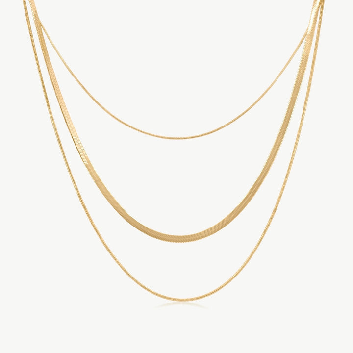 Layered Essential Necklace, Gold