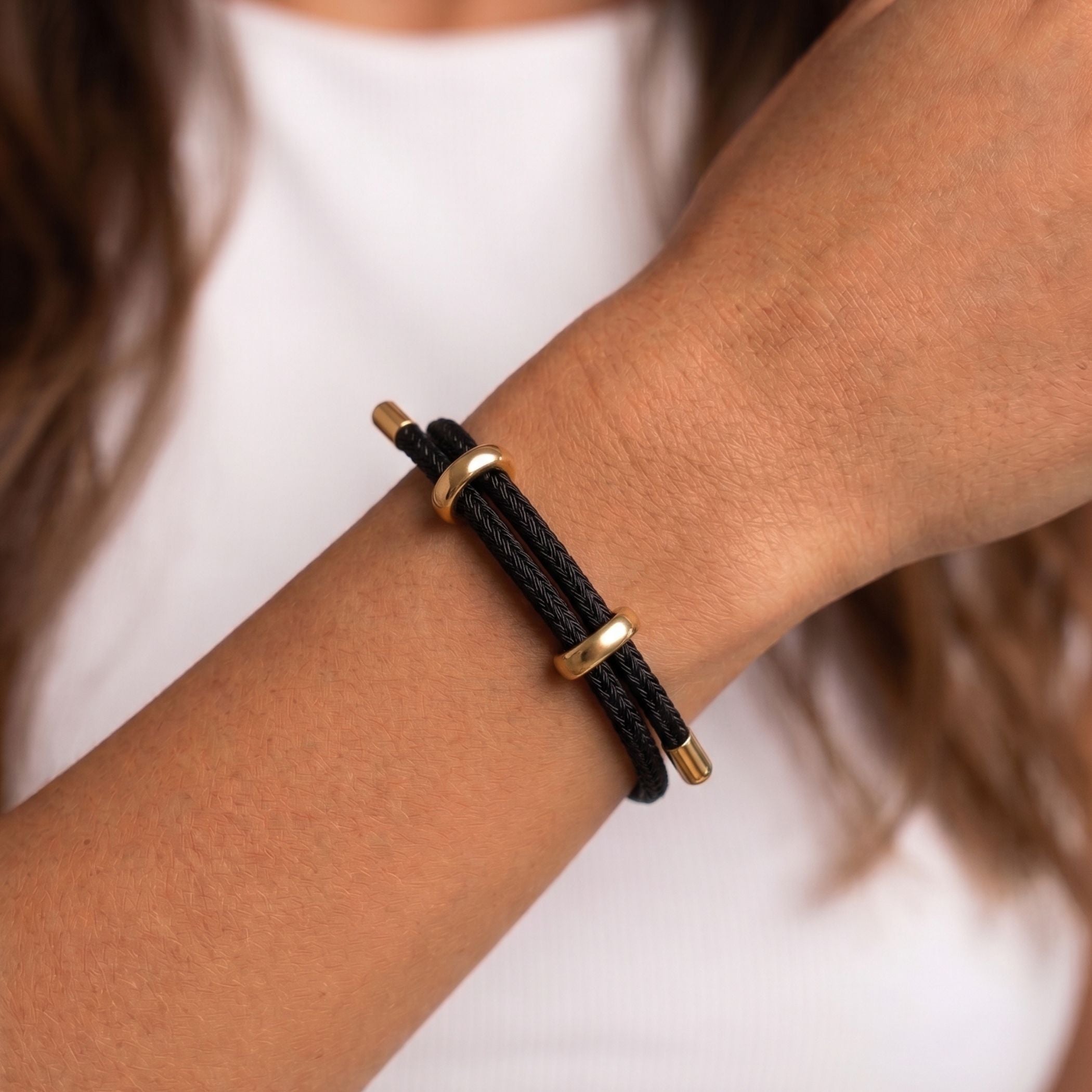 Capri Friendship Bracelet,  Black