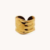 Pillow Ring, Gold