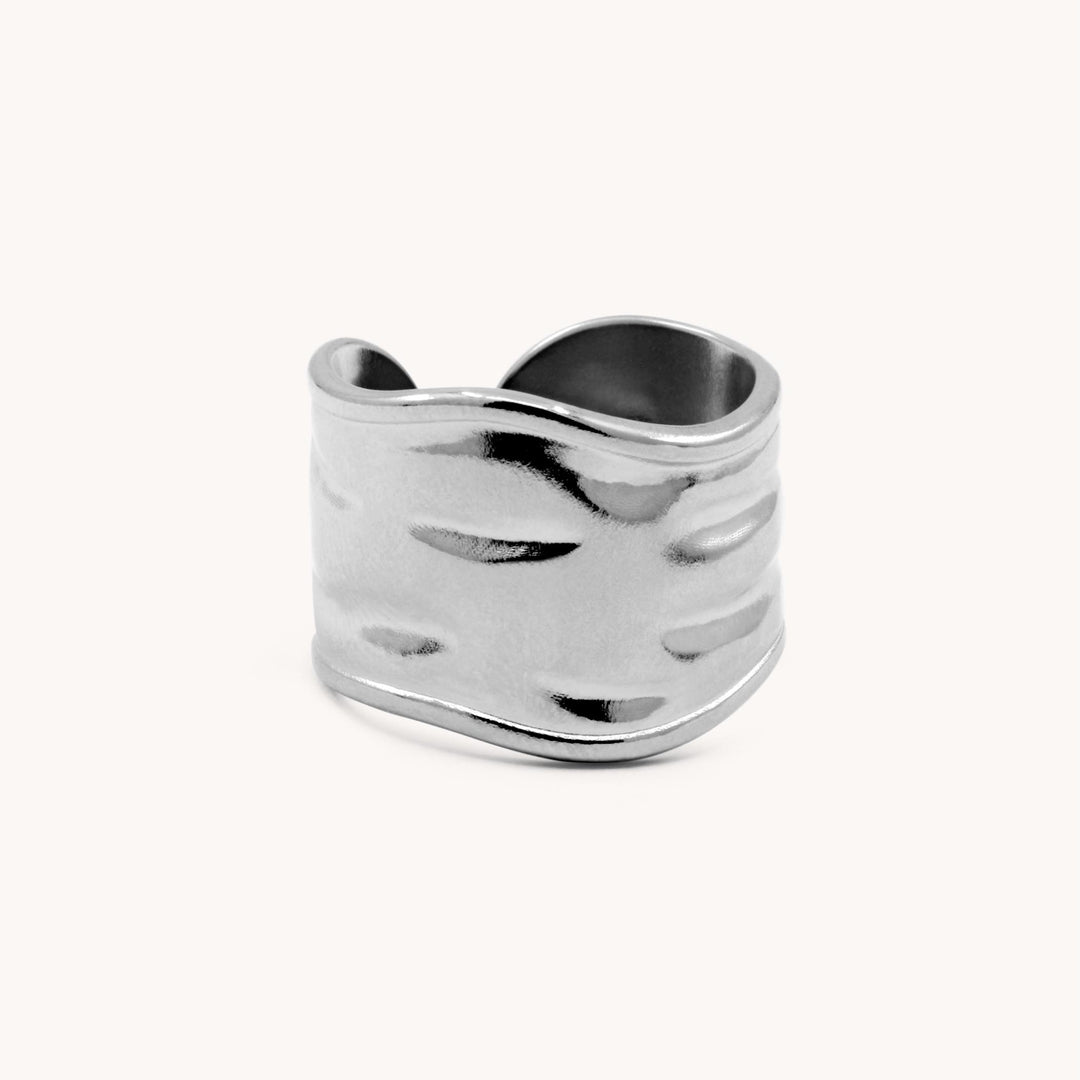 Pillow Ring, Silver