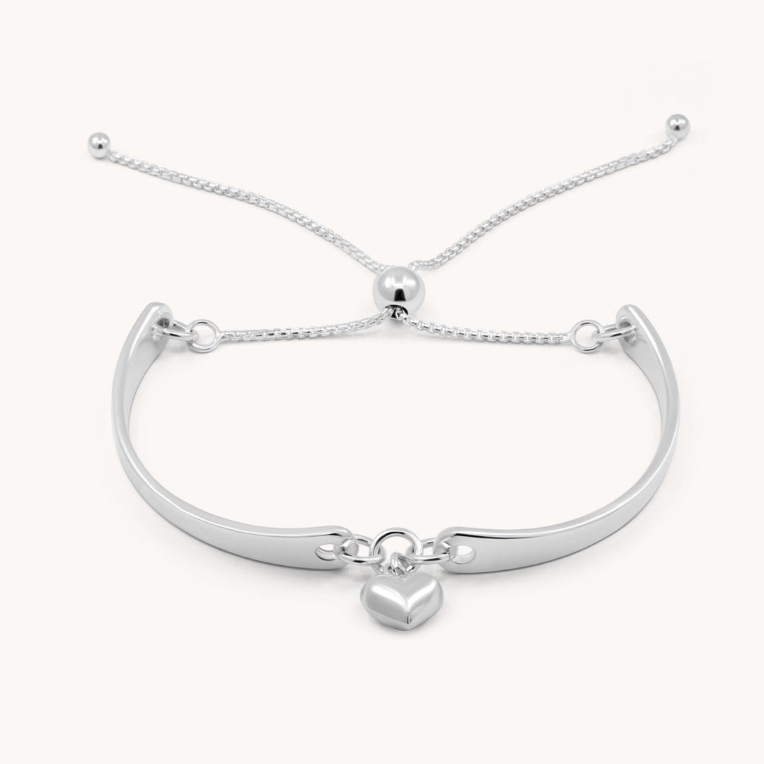 Sterling Silver Mia Heart Brangle