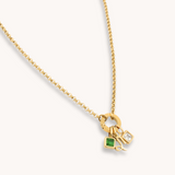 Charm Builder™ Rolo Charm Glider Necklace, Gold