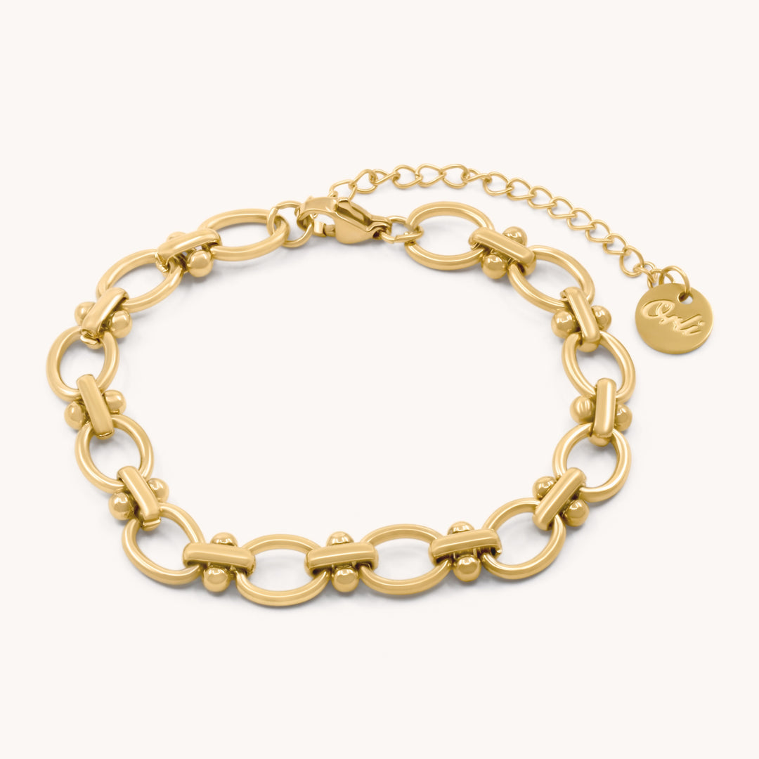 Vintage Link Bracelet, Gold