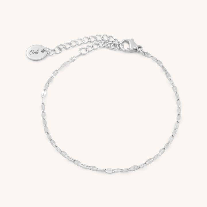 Vita Textured Link Bracelet, Silver