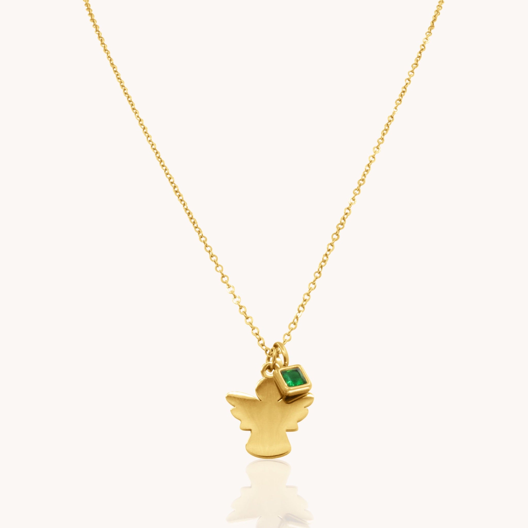 angel-necklace-birthstone-charm-gold-model