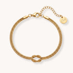 Forever Knot Bracelet in Gold - product shot
