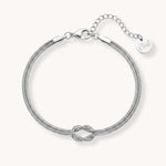 Forever Knot Bracelet in Silver - product shot
