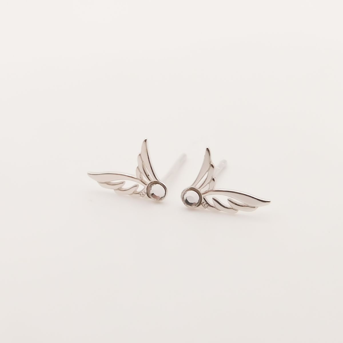 Angel Wing Wood Earrings made from Eco Friendly Wood.